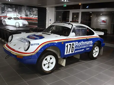 The Porsche 953, the rally-prepared 911 that introduced all-wheel drive to the model line by winning the 1984 Paris to Dakar Rally.