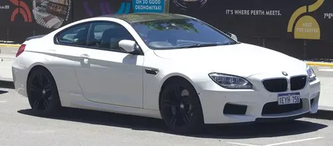 A BMW M6 coupe (F13), which carried over the E92 M3's carbon-fibre roof.