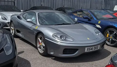 A Ferrari 360 Modena, built on the all-new aluminium spaceframe Ferrari engineered with Alcoa.