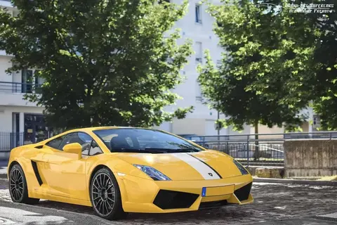 A Lamborghini Gallardo LP550-2 Valentino Balboni edition, the retirement tribute to Lamborghini's longtime chief test driver.