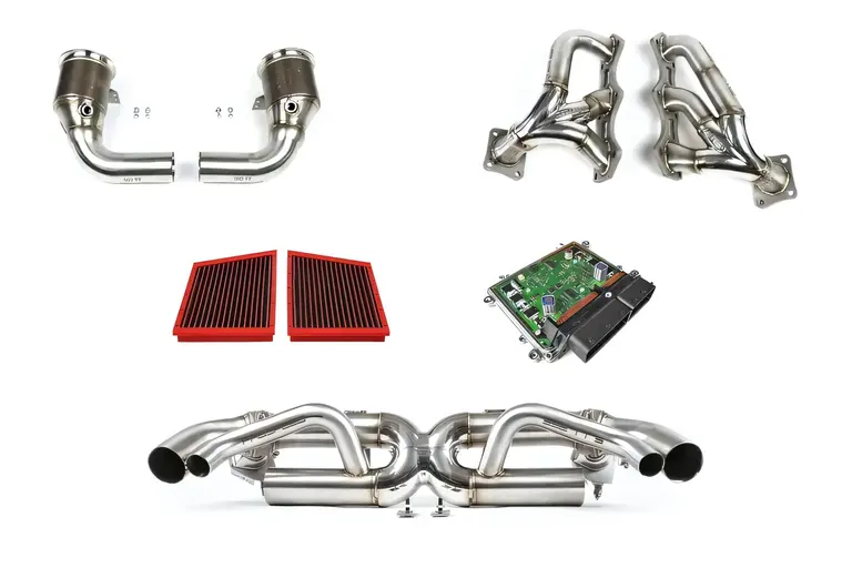 Fabspeed 992 Carrera Sport Performance Package components