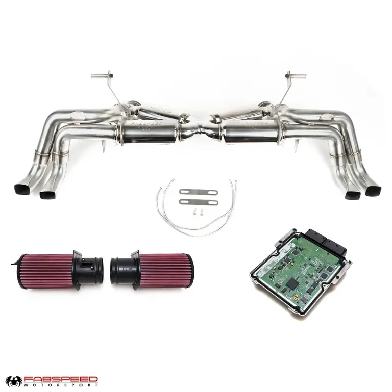 Fabspeed Audi R8 V10 Valved Performance Package components