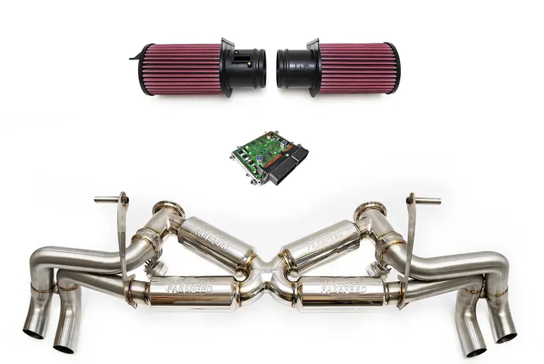 Fabspeed Audi R8 V10 Valved Performance Package components