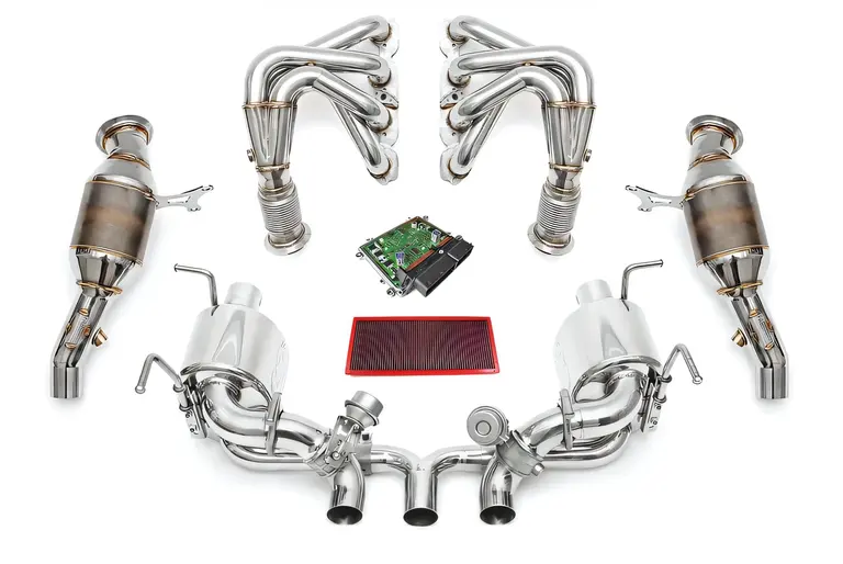 Fabspeed Ferrari 458 Italia Performance Package components