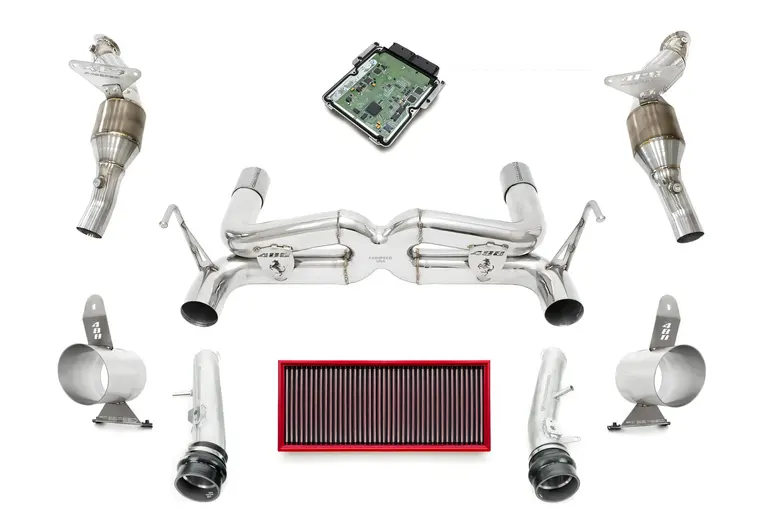 Fabspeed Ferrari 488 FS-750 Performance Package components