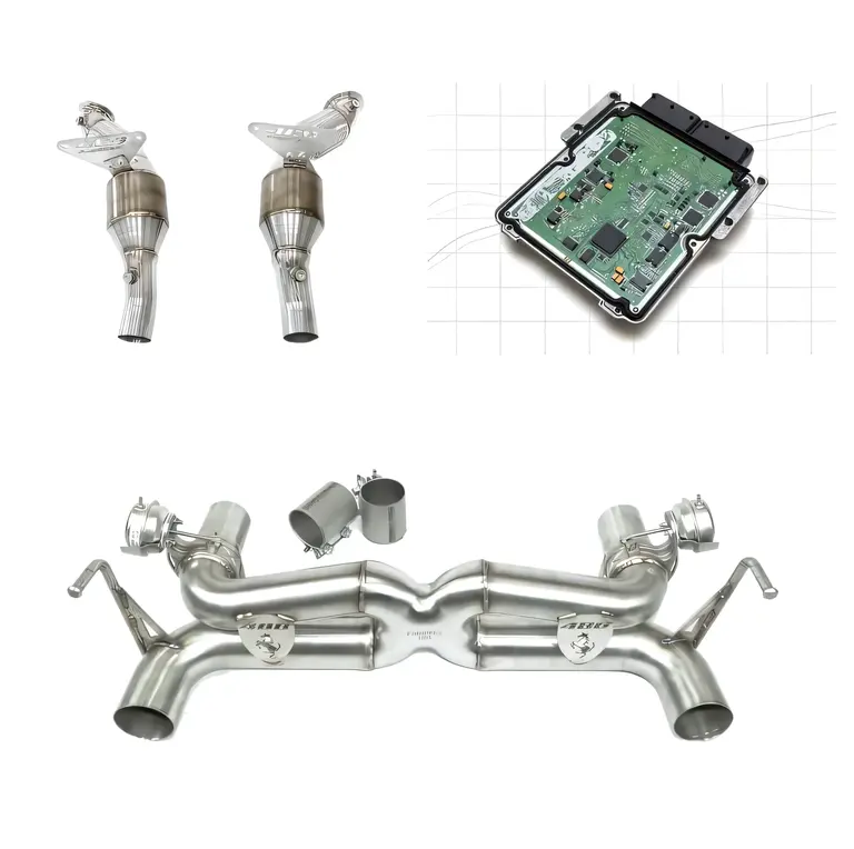 Fabspeed Ferrari 488 Pista Performance Package components