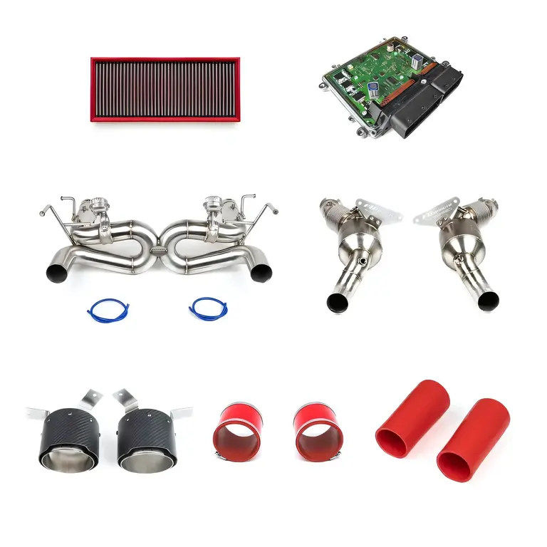Fabspeed Ferrari F8 Tributo Performance Package components