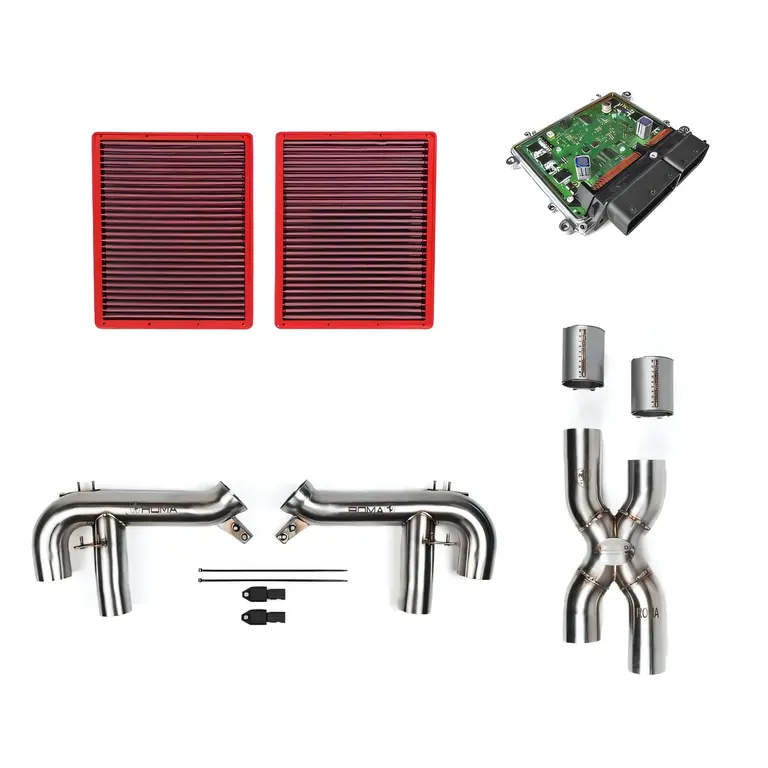 Fabspeed Ferrari Roma Performance Package components