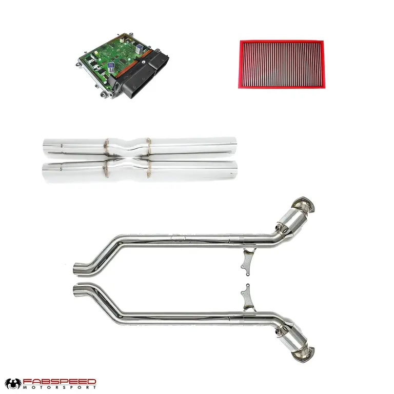 Fabspeed Maserati GranTurismo Sport Performance Package components
