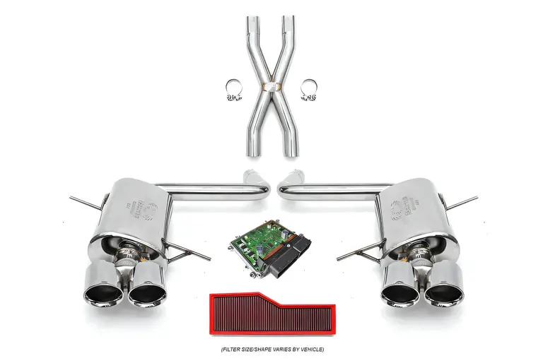 Fabspeed Maserati Quattroporte Performance Package components