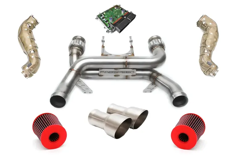 Fabspeed McLaren 720S Performance Package components