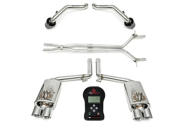 Fabspeed Porsche 970 Panamera S Performance Package components