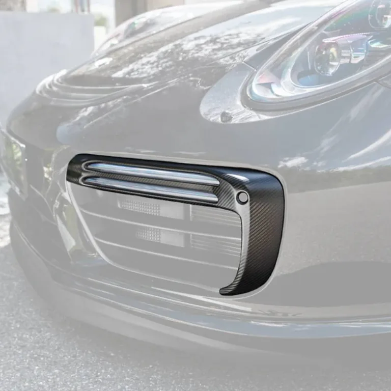 Front grille airblades, carbon matte