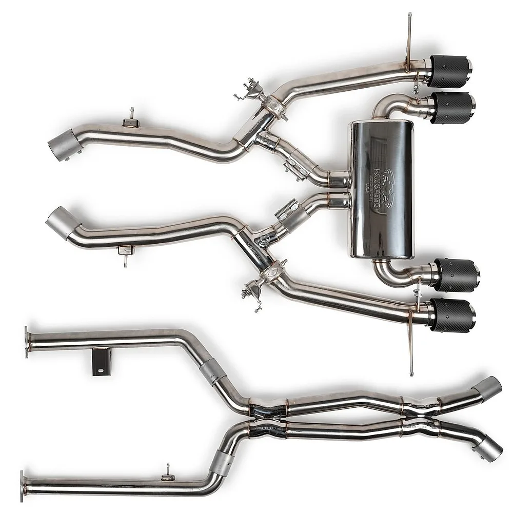 Valved Exhaust System and Intermediate X-Pipe