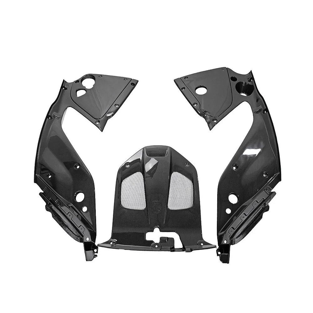 Carbon Fiber 3 Piece Engine Bay Set