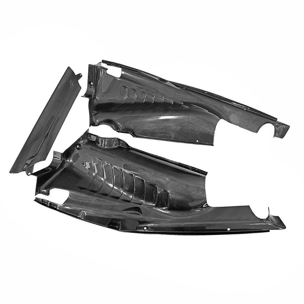 Carbon Fiber 3 Piece Engine Bay Set
