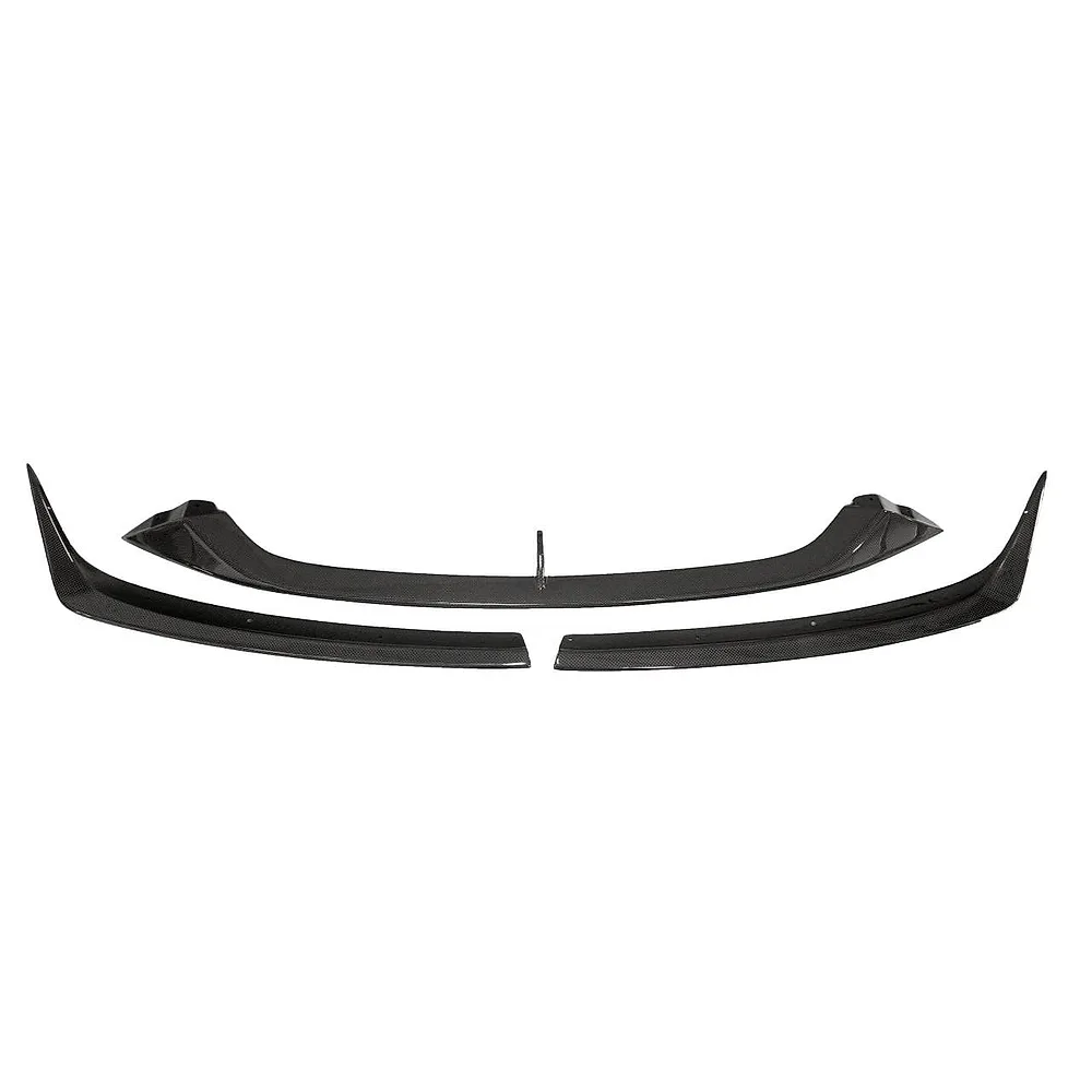 Carbon Fiber 3-Piece Front Spoiler Lip Set