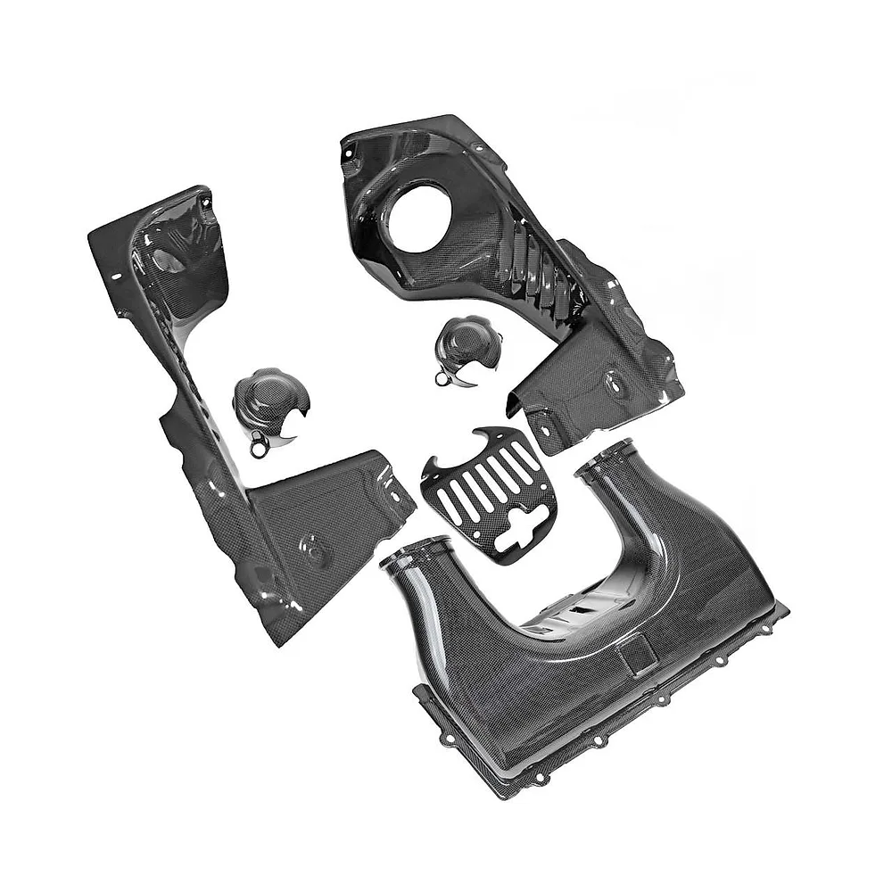 Carbon Fiber 6 Piece Engine Bay Set