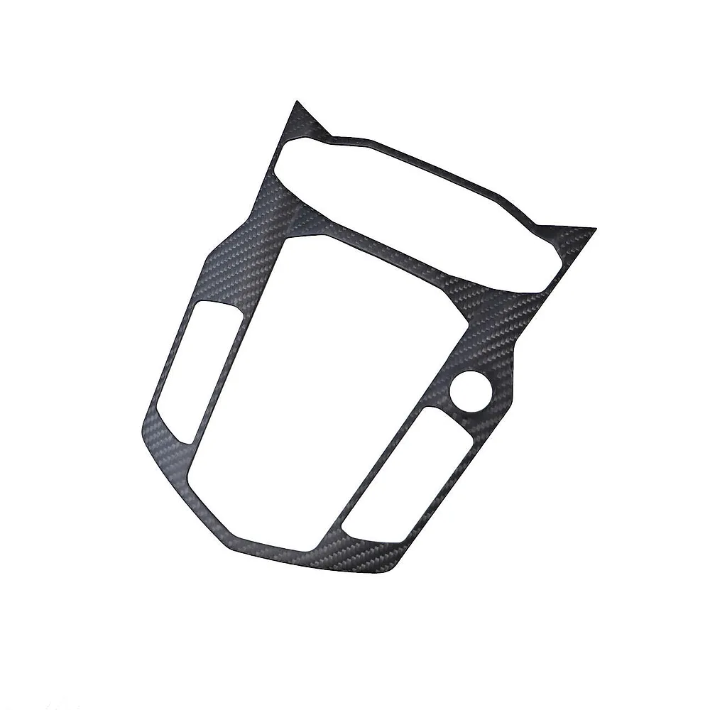 Carbon Fiber Center Console Large Outer Trim Bezel