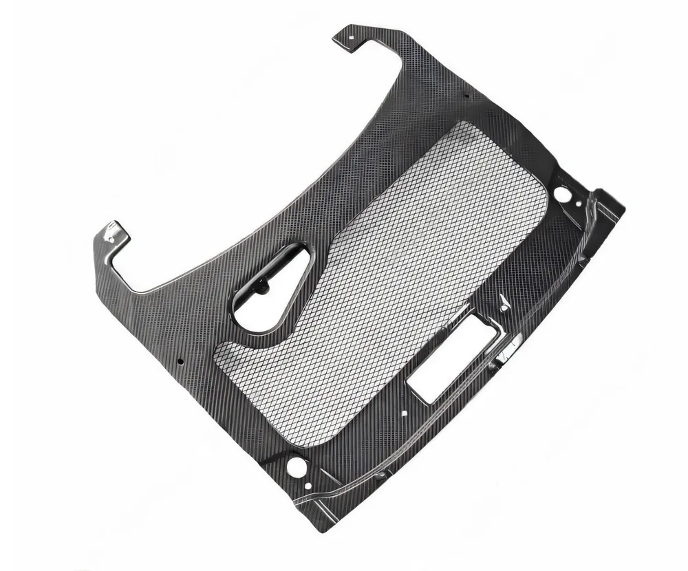 Carbon Fiber Engine Bay Panel Shield Rear