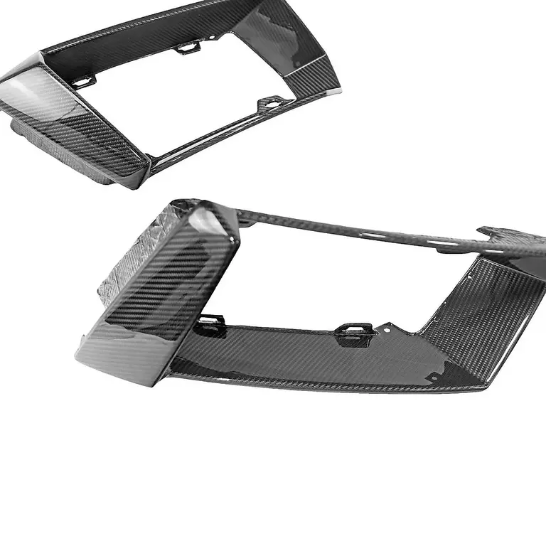 Carbon Fiber Front Bumper Air Intake Finishers - Lamborghini Aventador