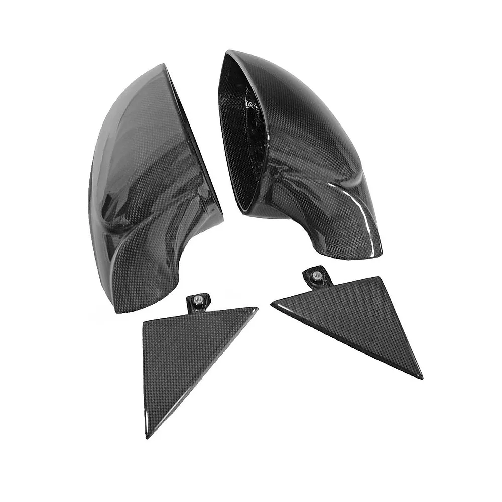 Carbon Fiber Mirror Housings With Triangle Trim