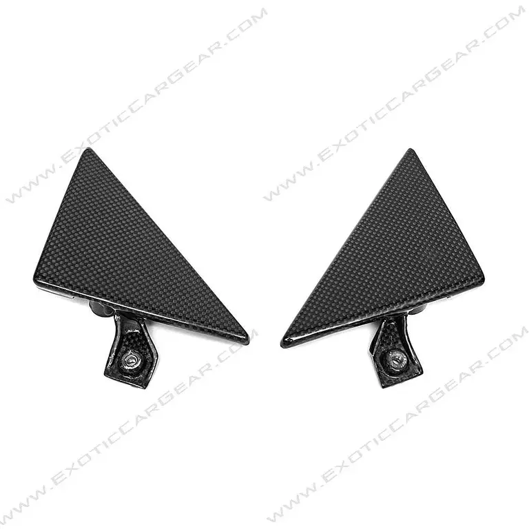 Carbon Fiber Outer Door Triangle Trim - Ferrari 458 Spider/Coupe