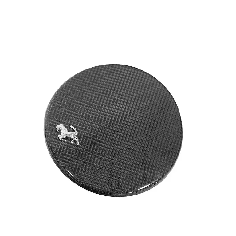 Carbon Fiber Petrol/Fuel Door With Cavallino - Ferrari 488 GTB/Spider