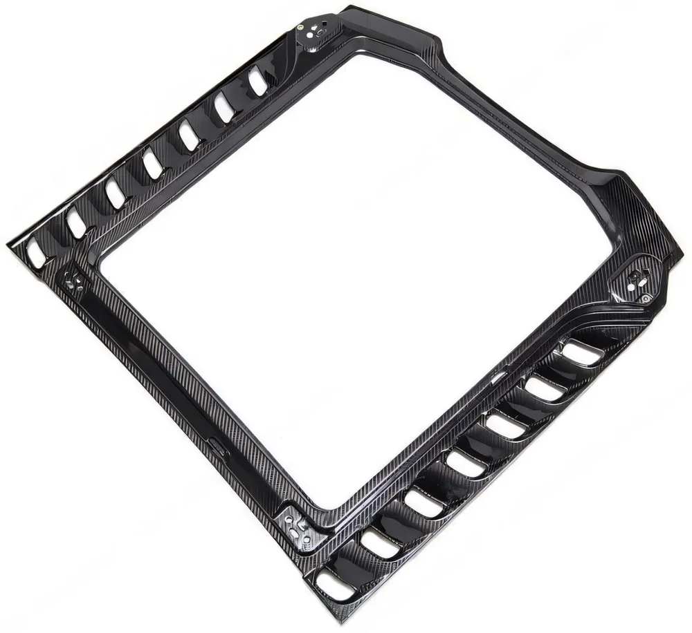 Carbon Fiber Rear Hatch Glass Frame Panel