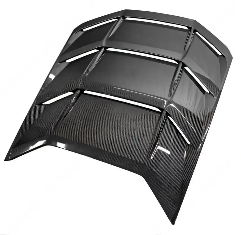 Carbon Fiber Rear Louvered Engine Lid Cover - Lamborghini Huracan LP-610