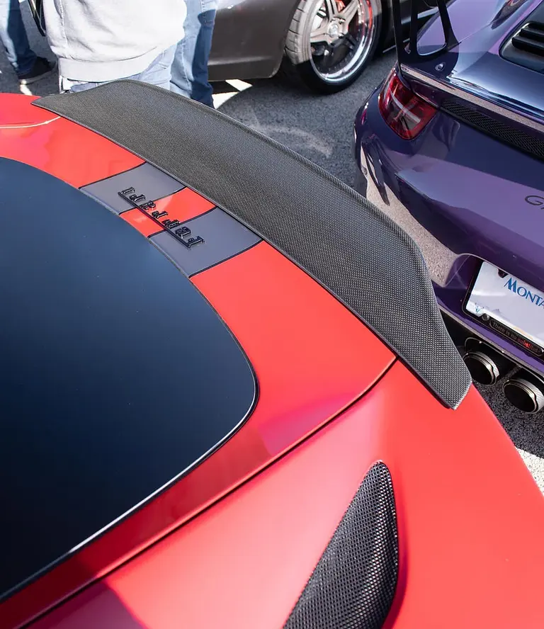 Carbon Fiber Rear Trunk Lid Spoiler, OEM Style - Ferrari F12 Berlinetta