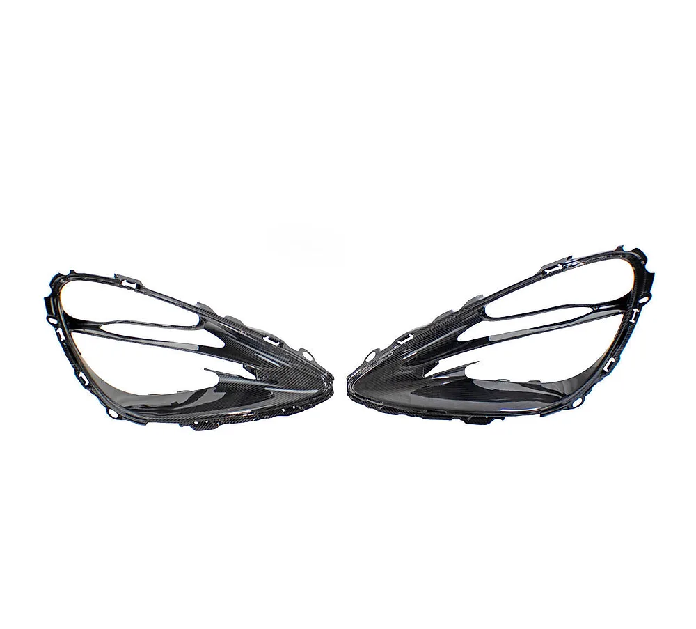 Carbon Fiber Right and Left Headlight Trim