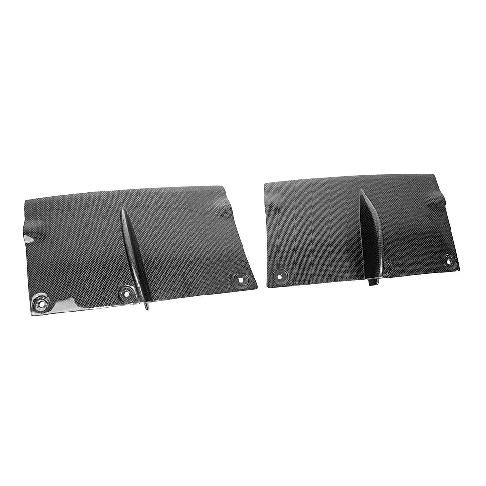Carbon Fiber Right and Left Rear Bumper Diffuser Panels