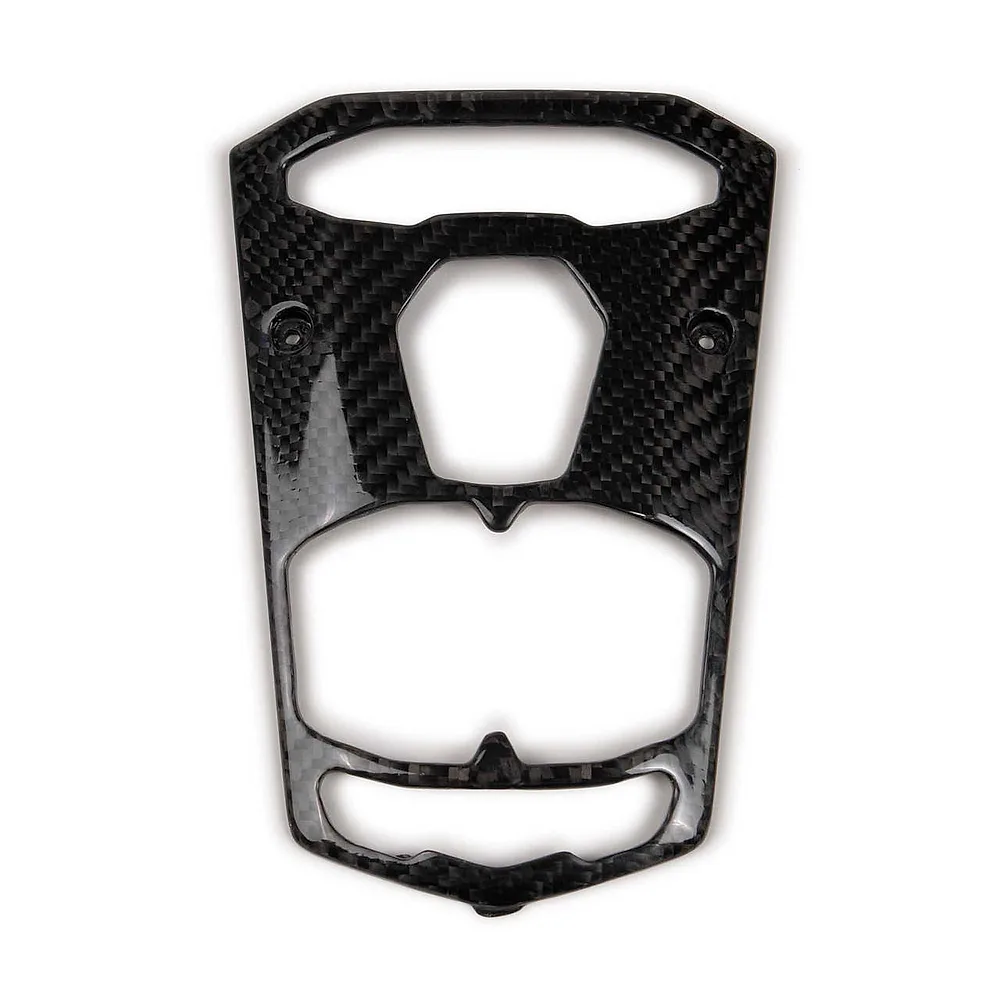 Carbon Fiber Small Center Console Start Plate