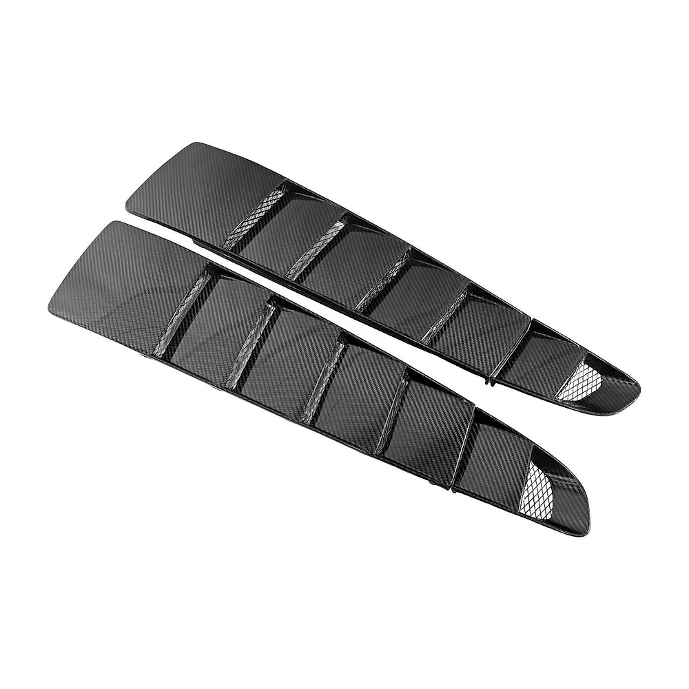 Carbon Fiber Rear Engine Louvers