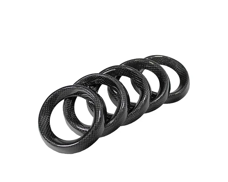 Carbon Fiber Vent Ring Covers - Ferrari 360