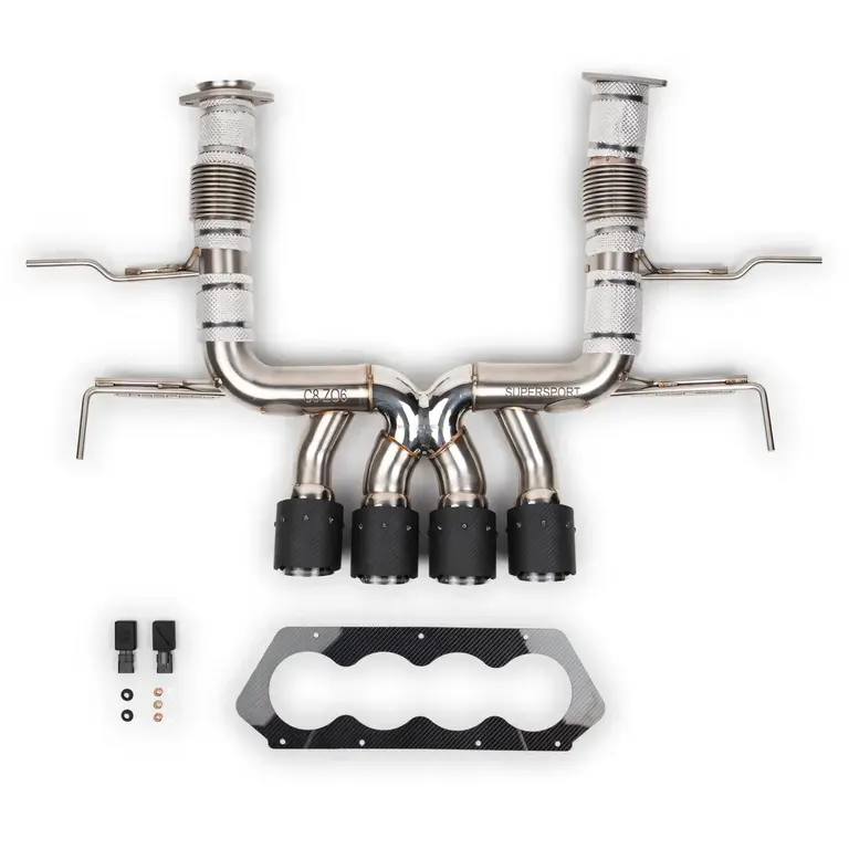 Fabspeed Chevrolet Corvette C8 Z06 Supersport X-Pipe Cat-Back Exhaust System (2023+) | Fabspeed Motorsport