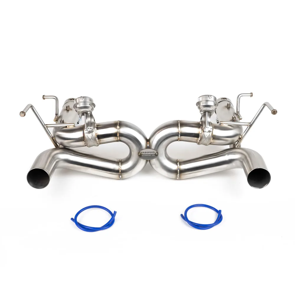 Valved X-Pipe Exhaust System