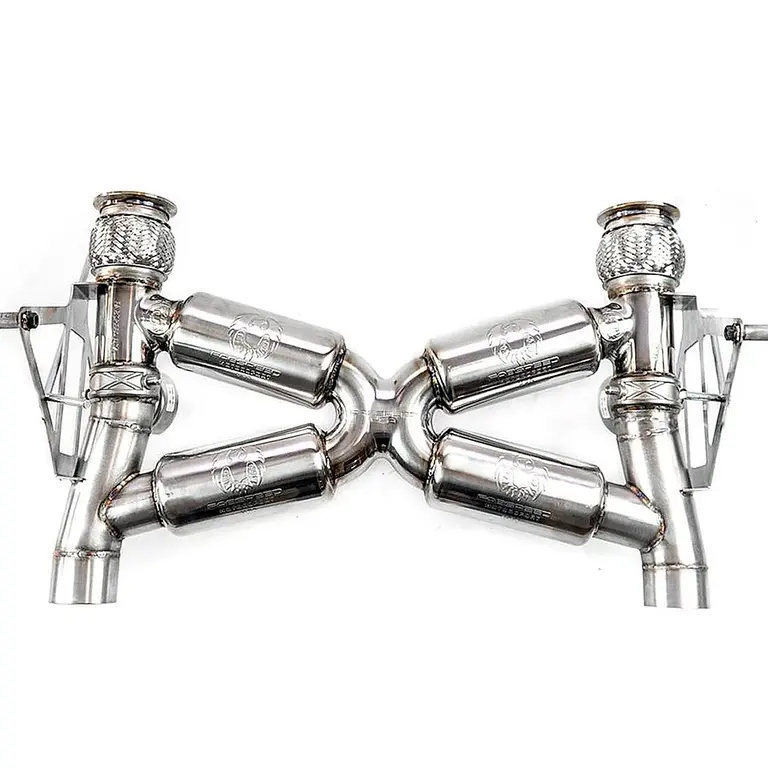 Fabspeed Lamborghini Huracan EVO / STO / Sterrato Valved Supersport X-Pipe Exhaust System (2019+)