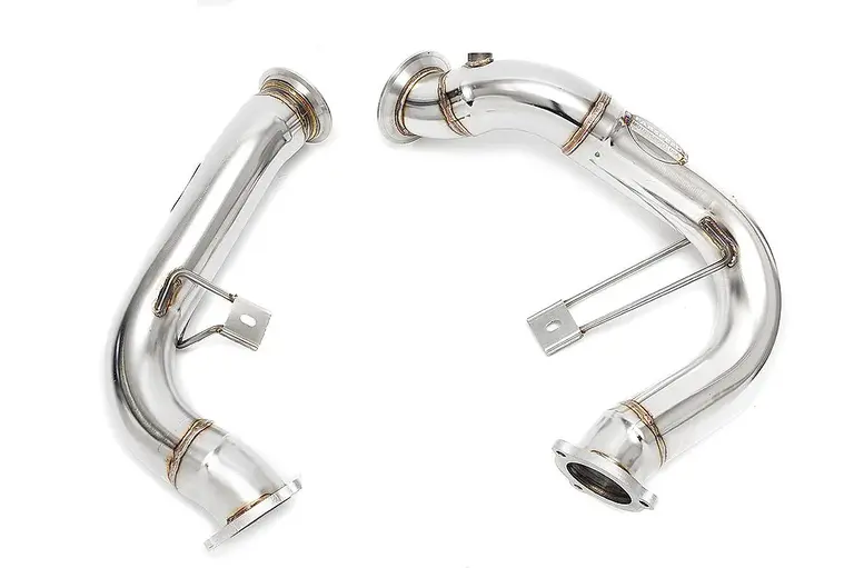 Fabspeed Macan Turbo / S Primary Competition Link Pipe Downpipes (2014-2018)