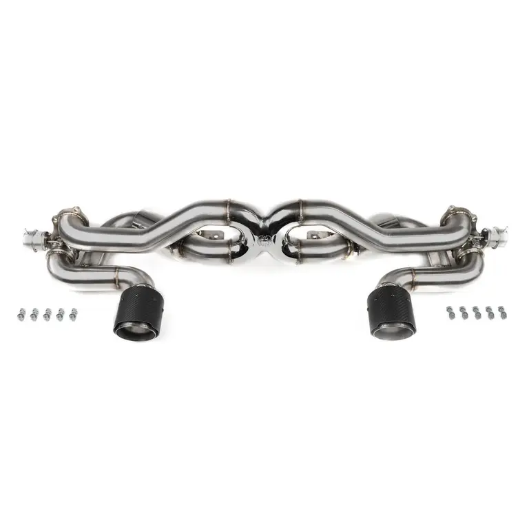 Fabspeed Porsche 718 GT4 / GTS / Spyder Valved X-Pipe Exhaust System (2020+)