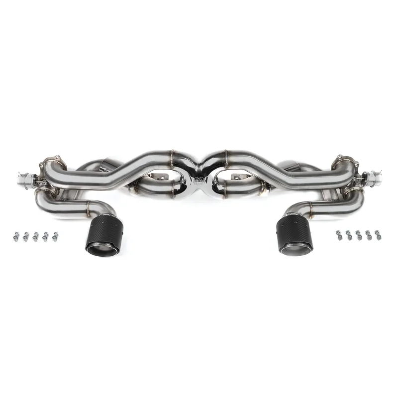 Valved X-Pipe Exhaust System