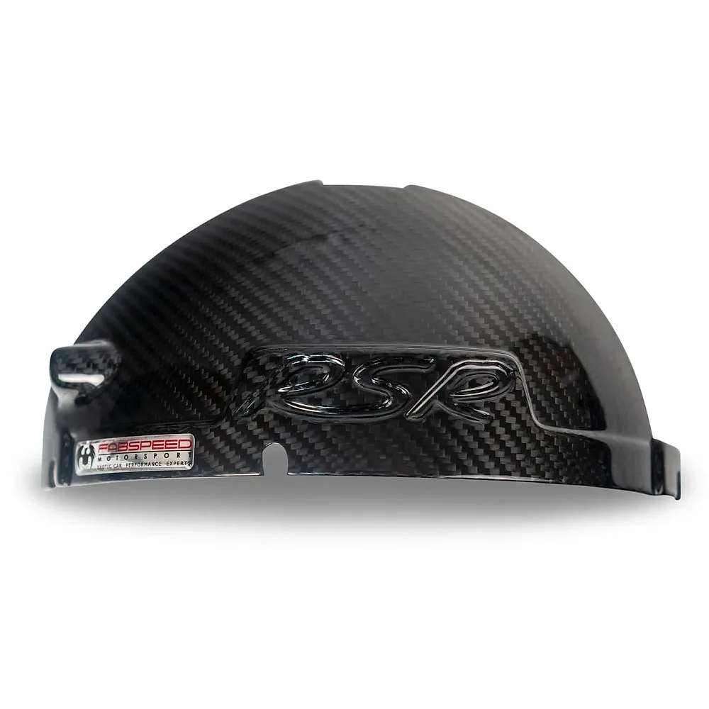 Carbon Fiber RSR-Style Engine Fan Heater Duct Cover Plate