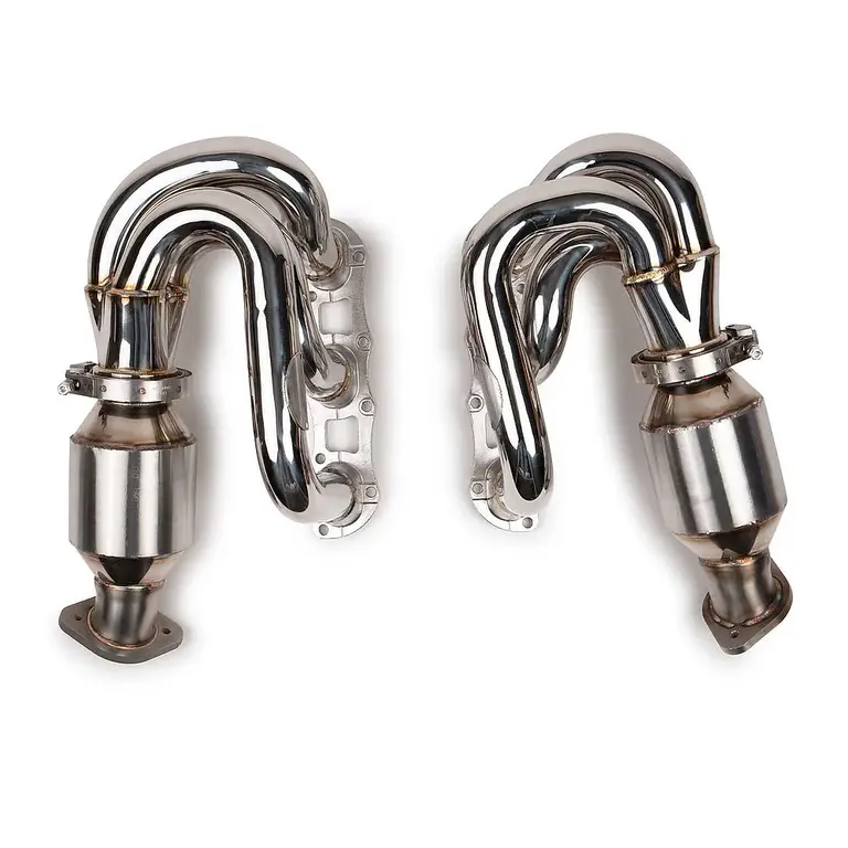 Fabspeed Porsche 981 Boxster / Cayman RENNKRAFT US PATENTED Modular Headers with HJS Catalytic Converters (2013-2016)