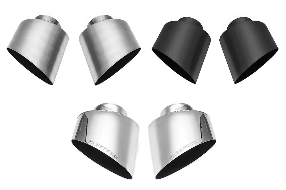 Single Wall Oval Bolt-On Tips