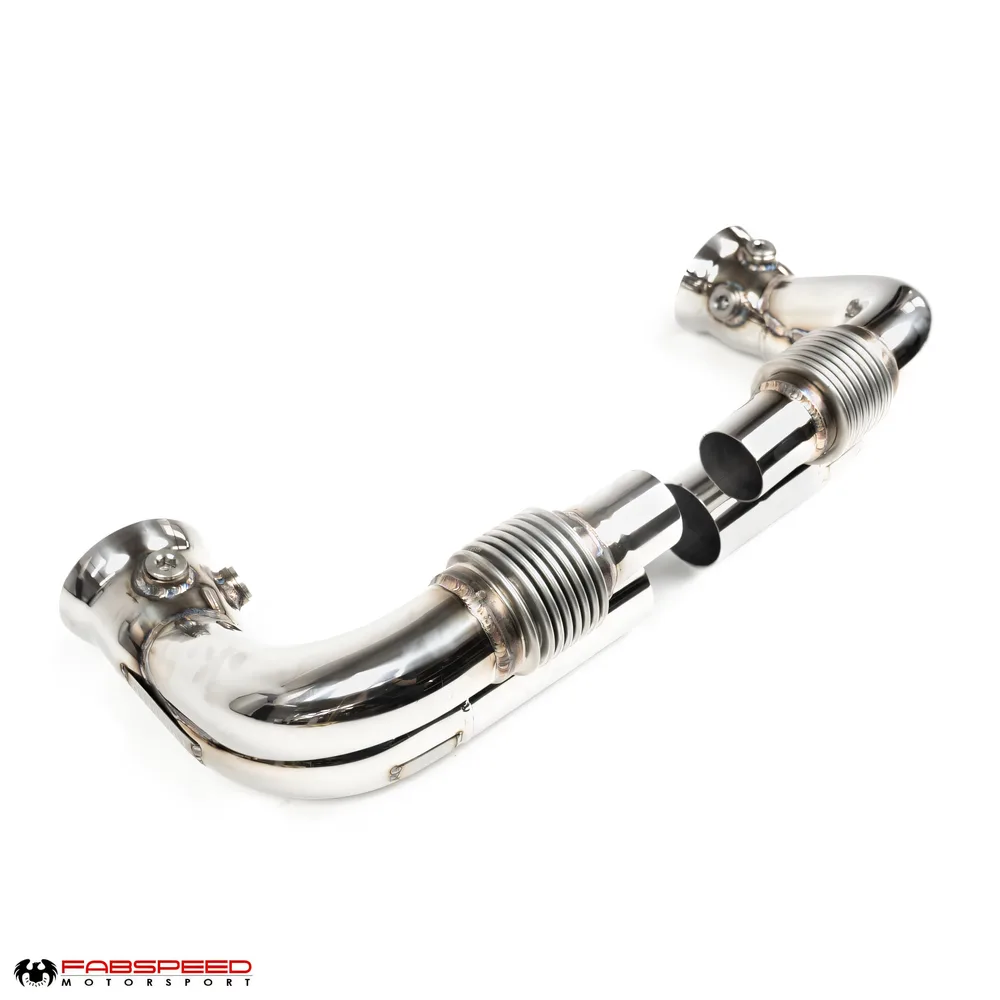 Fabspeed Porsche 997.2 GT3 / GT3 RS Side Muffler Bypass Pipes (2010-2011)