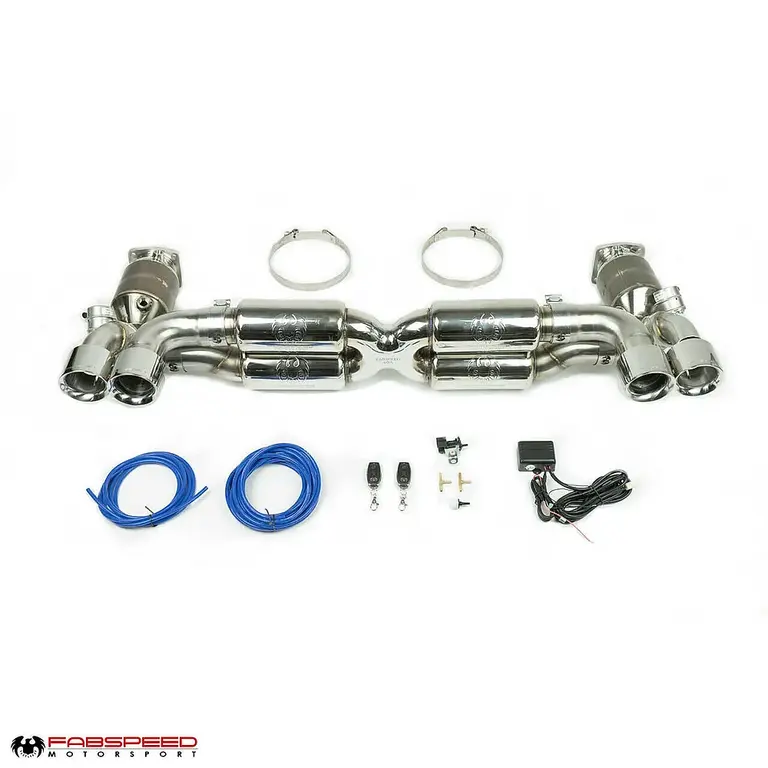 Fabspeed Porsche 997.2 Turbo / Turbo S Valved Supersport X-Pipe Exhaust System (2010-2012)