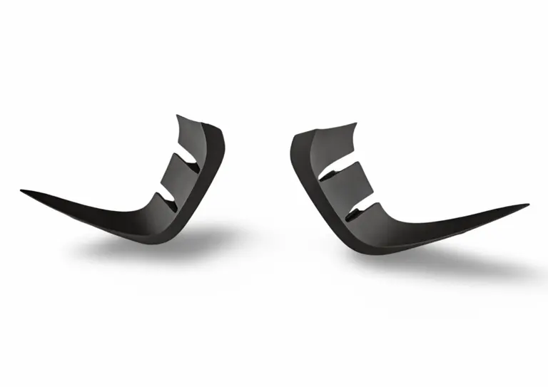 Aero wings incl. trim bars, carbon matte