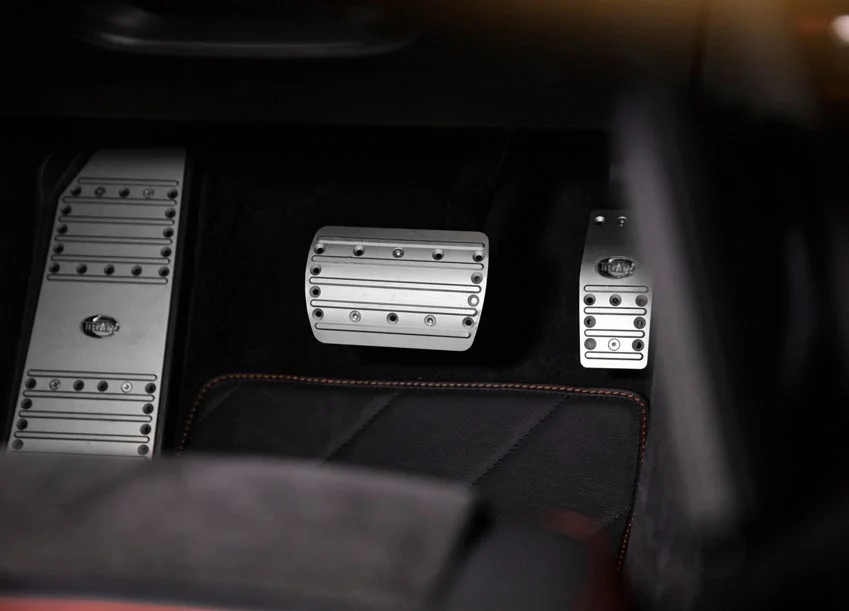 Aluminium sport pedals set, anodised