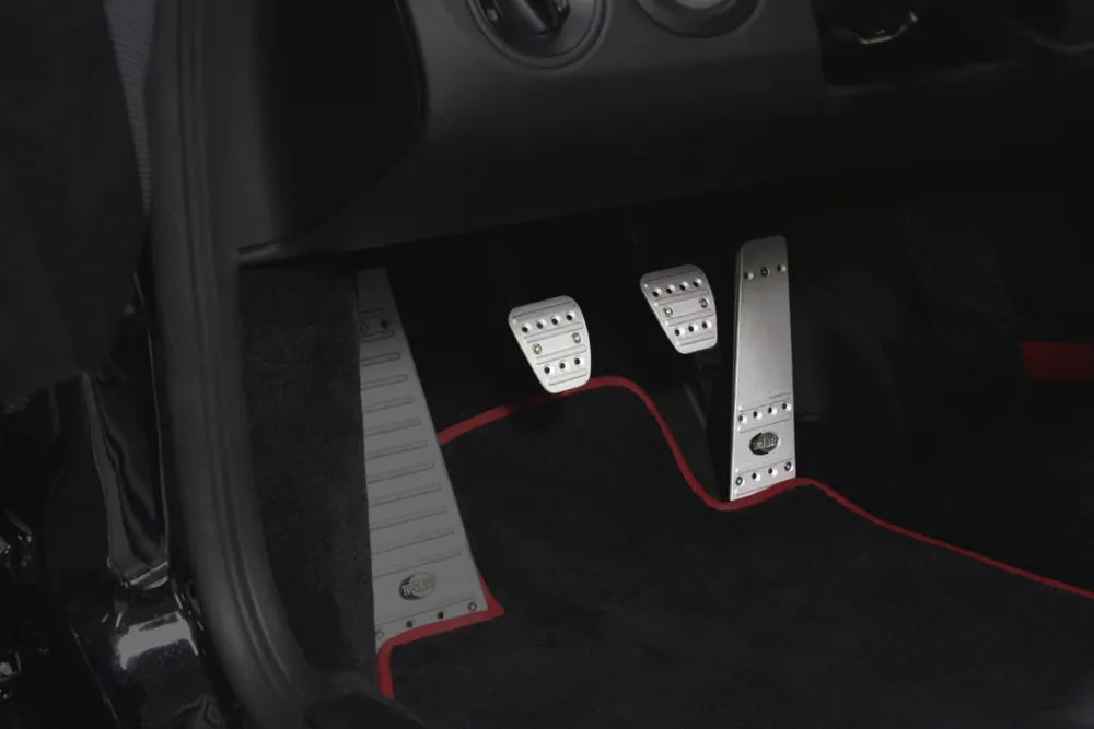 Aluminium sport pedals set, anodised, 3-piece